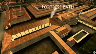 Animation of ancient Roman Fort in Caerleon Wales [upl. by Ymor845]