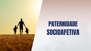 Paternidade socioafetiva [upl. by Anelahs733]