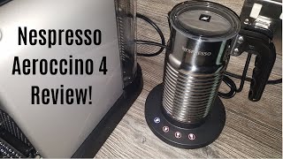 Nespresso Aeroccino 4 Milk Frother Review  Worth upgrading from the Aeroccino 3 [upl. by Virnelli34]