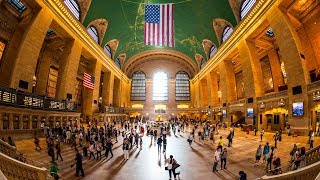 Walking Tour of Grand Central Terminal — New York City 【4K】🇺🇸 [upl. by Yelkreb]