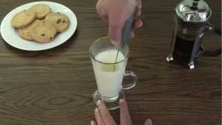 Aerolatte  The Original Steam Free Milk Frother [upl. by Tallu]