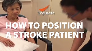 How To Position A Stroke Patient [upl. by Epoillac]