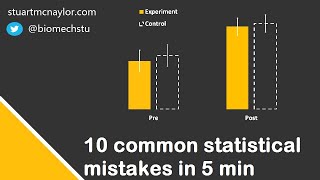 Ten Statistical Mistakes in 5 Min [upl. by Ellennod]