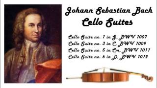 Johann Sebastian Bach  Cello suites in 432 Hz great for reading or studying [upl. by Eehc]