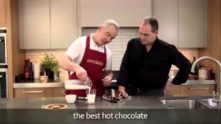 How to make a hot chocolate using an aerolatte milk frother [upl. by Greenstein]